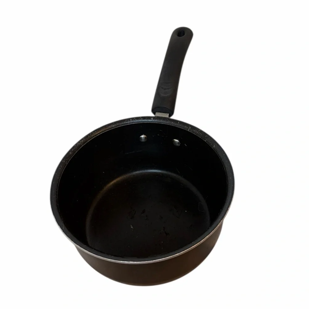 T-fal Black Nonstick Saucepan | Small Sauce Pot with Handle | Cookware